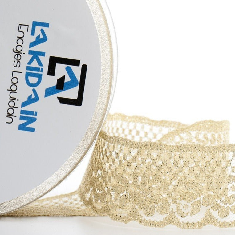 Puntilla metalizada 667-3 ORO