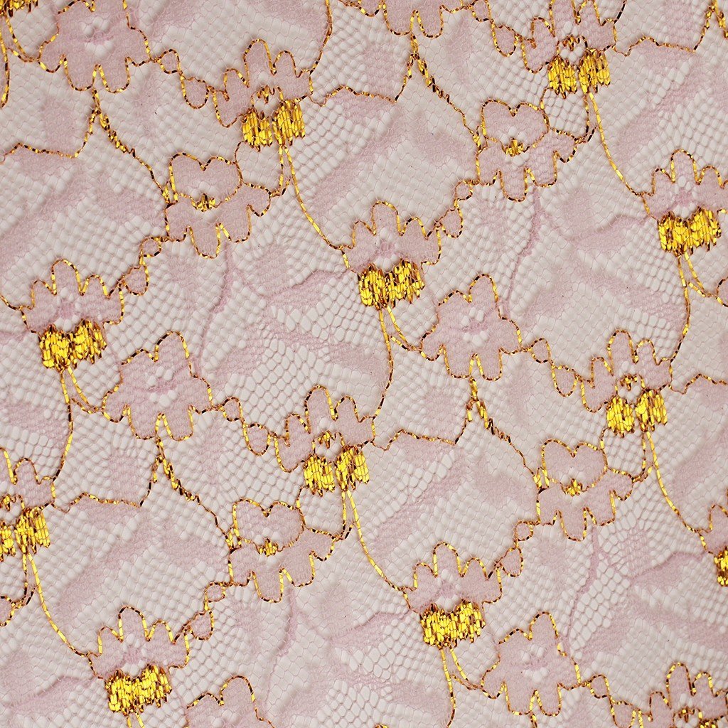 Blonda metalizada aprestada