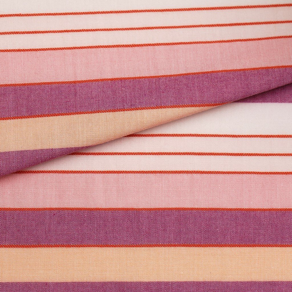 Tela rayas combinadas anchas