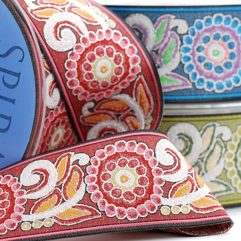 Cubrecosturas flor modernista