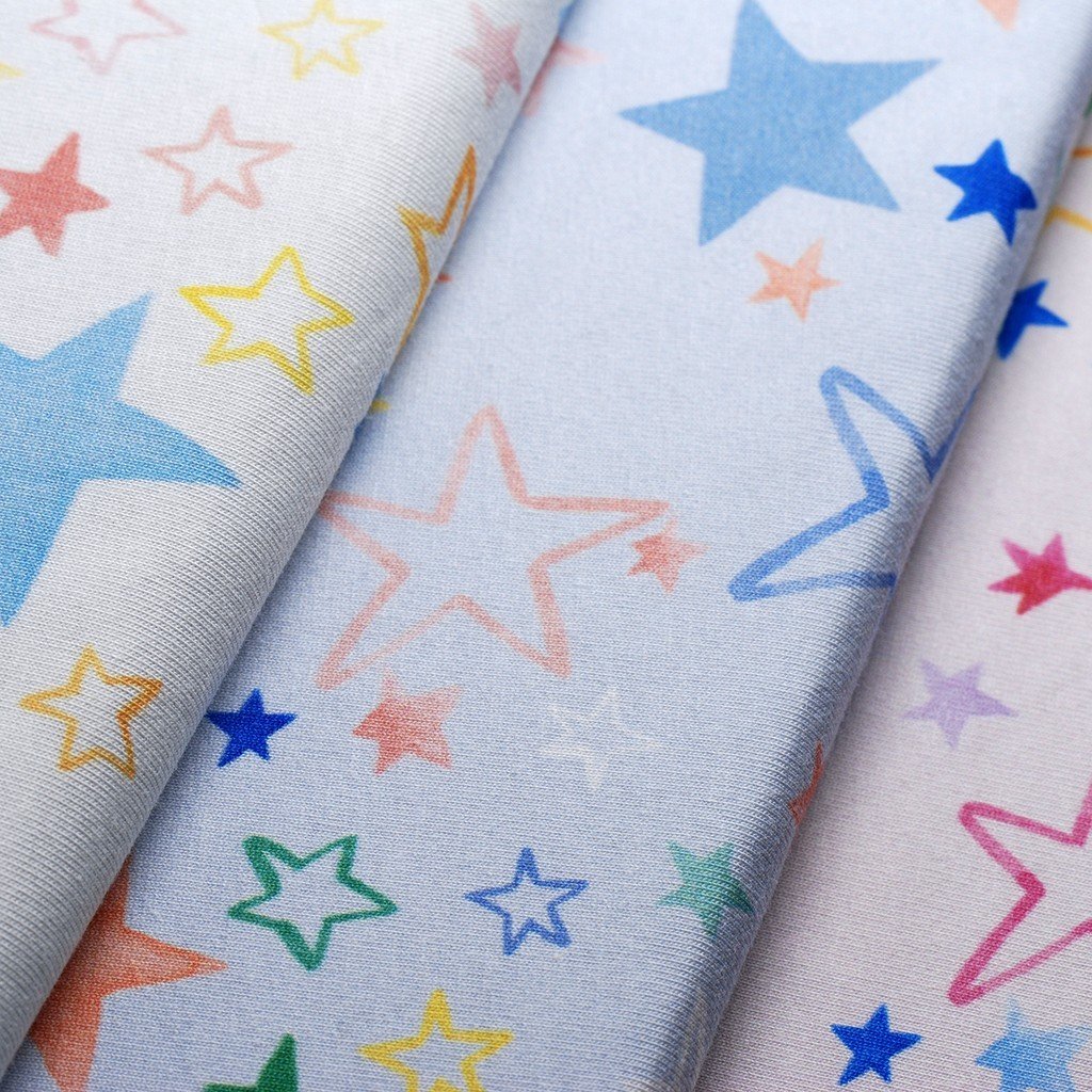 Punto estampado estrellas