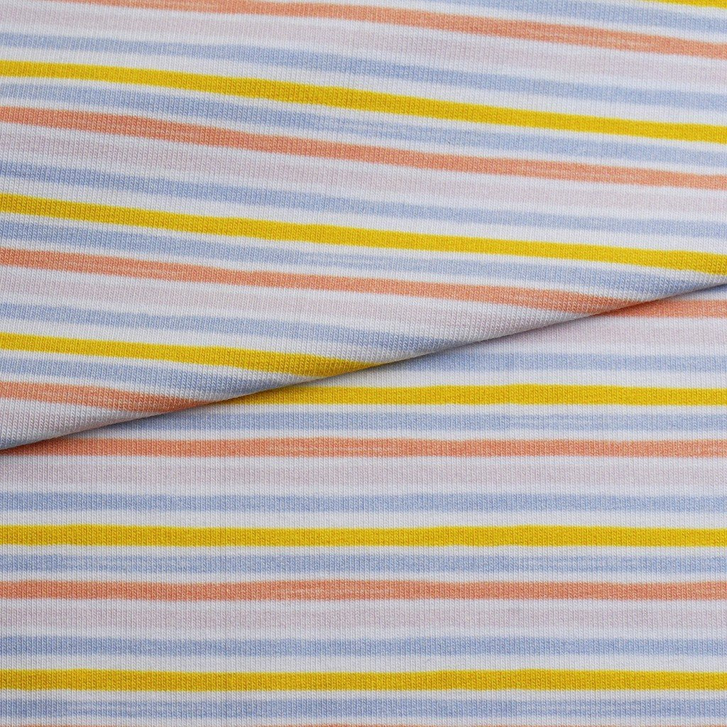 Punto estampado rayas multicolores