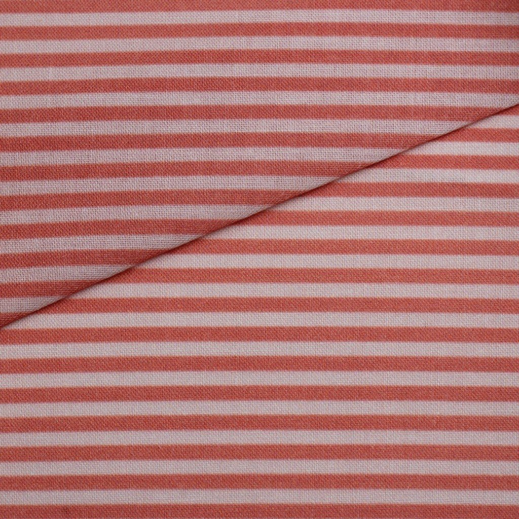 Tela estampada rayas básicas