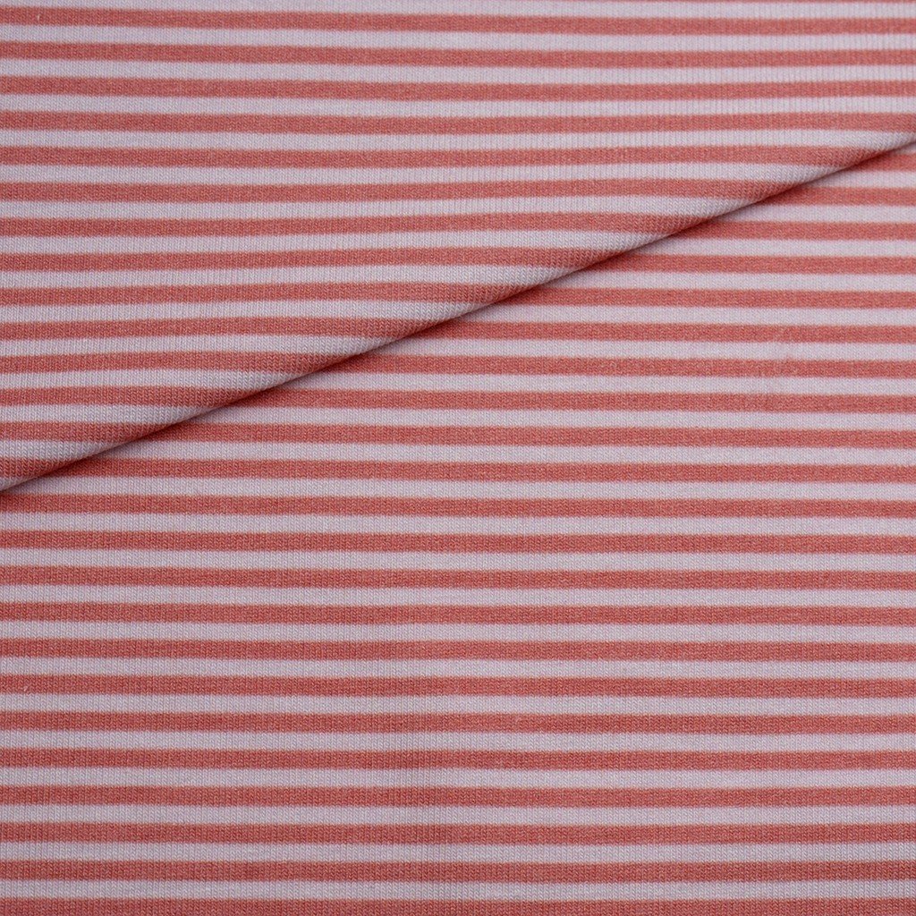 Tela punto estampado rayas básicas