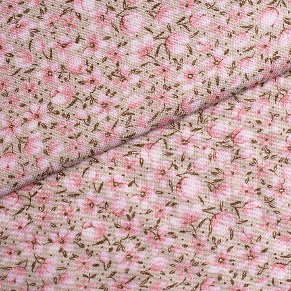 VIYELA/VIELLA FLORES SILVESTRES ROSA (CM) CERTIFICADO GOTS