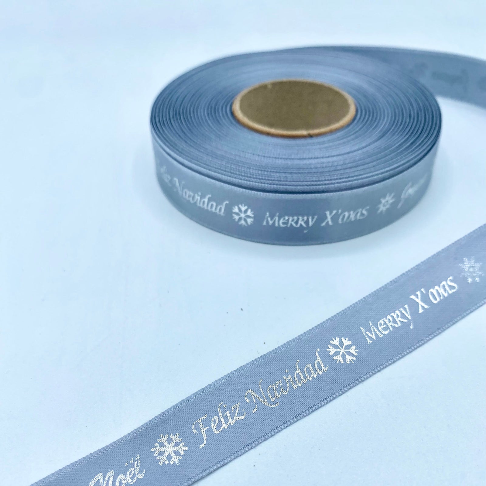 Cinta satén Feliz Navidad