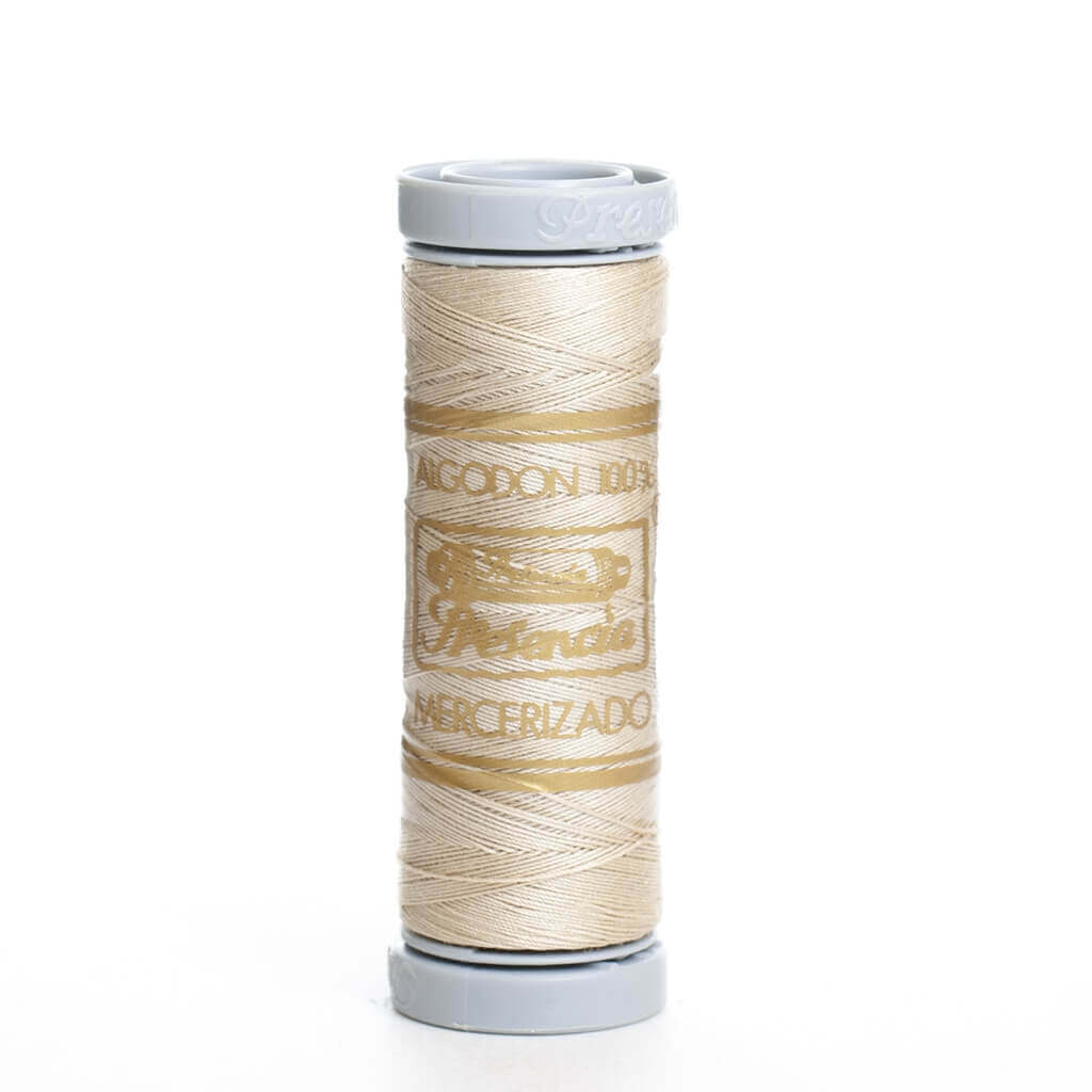 Hilo de coser 100% algodón colores (verde, ocre, marrón, beige, tostado, teja, gris, negro)
