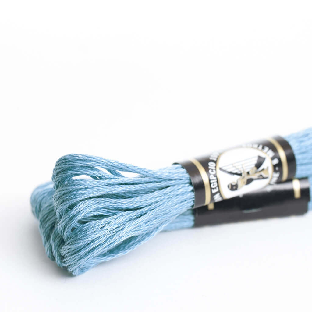 Mouliné especial Finca 100% algodón (violeta, lila, azul y verde)