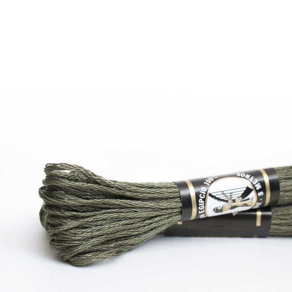 Mouliné especial Finca 100% algodón (verde, ocre, teja, marrón, gris y negro)