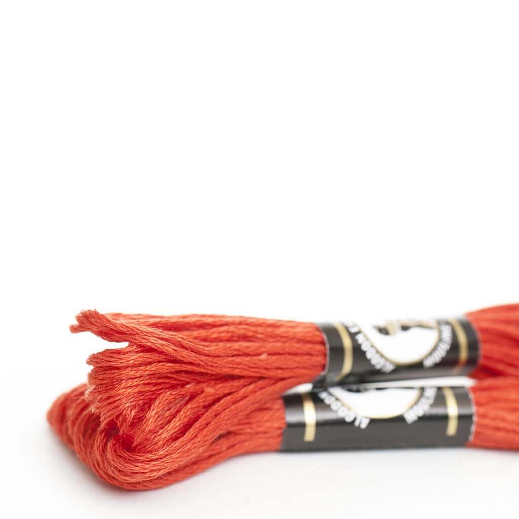 Mouliné especial Finca algodón (blanco, amarillo, naranja, rojo y rosa)