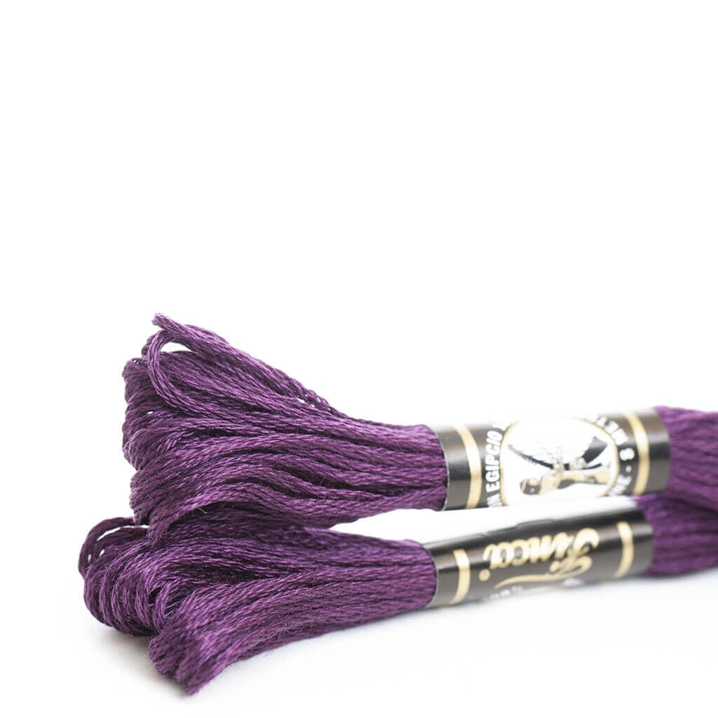 Mouliné especial Finca 100% algodón (violeta, lila, azul y verde)